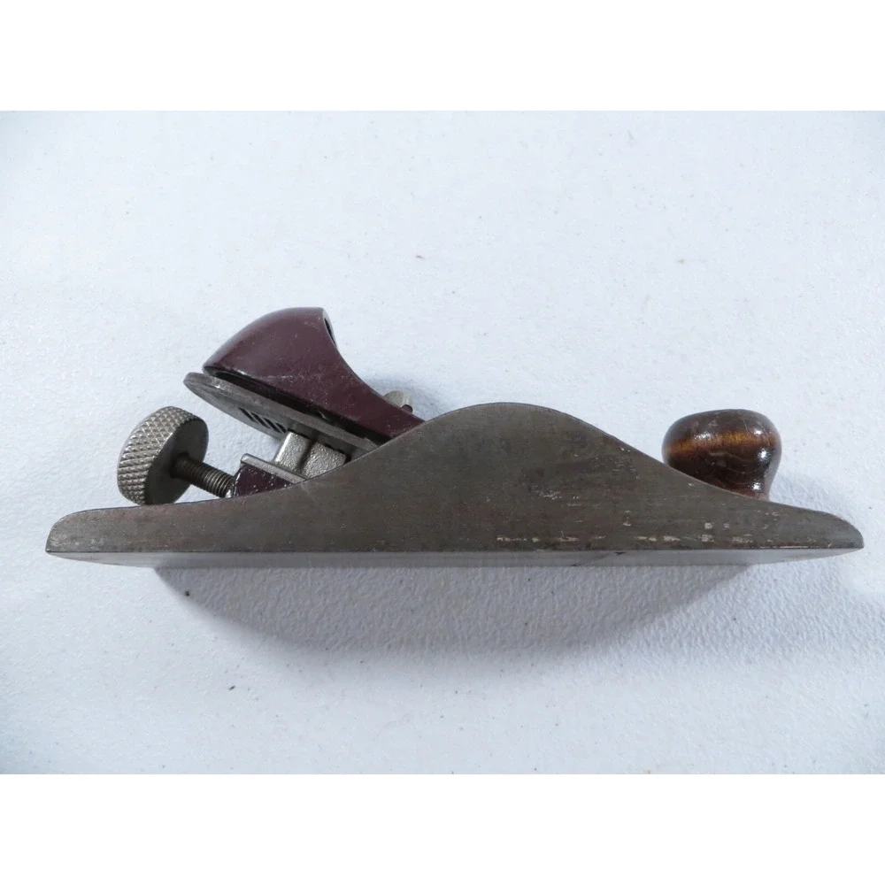 Vintage Stanley No. 220 Black Plane Wood Working Carpentry Made‎ In USA - Picture 10 of 12